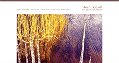 Desktop Screenshot of joshuabenash.com
